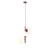 Lampa wisząca designerska BLOOM 4 RED WINE 1091L15 - Aldex